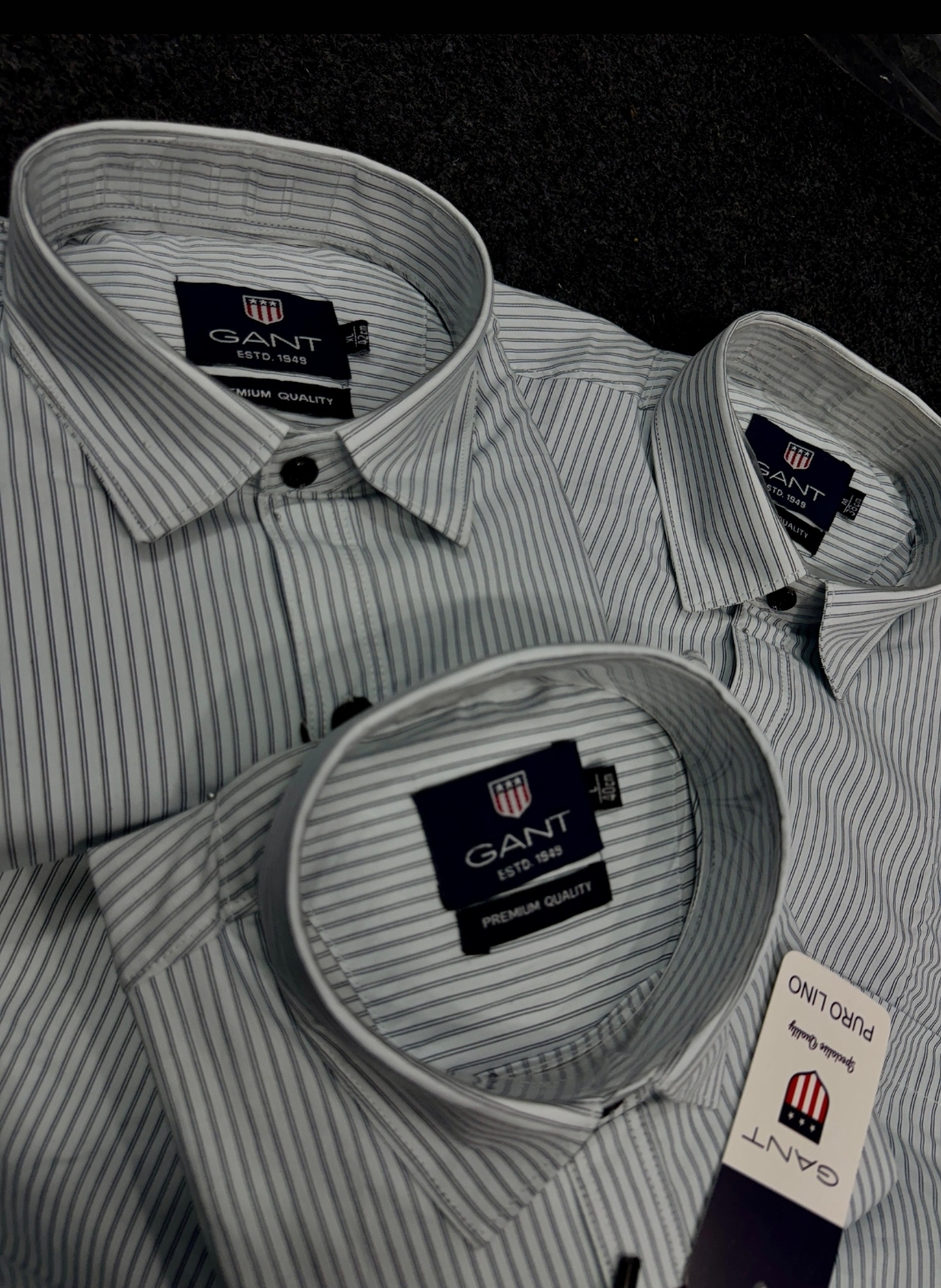 White & Cream lining Shirt        