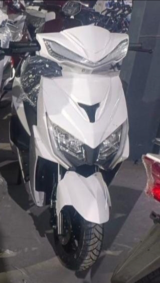 Electric scooty White color        