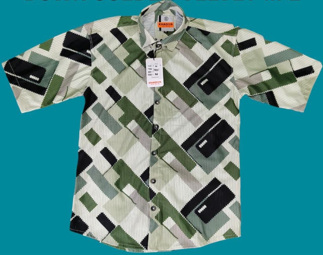 Down Solder Velvet Shirt        